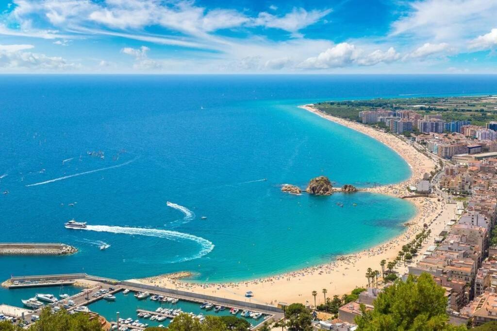 Alegre Apto Con Piscina, A 300M De La Playa. Blanes Dış mekan fotoğraf